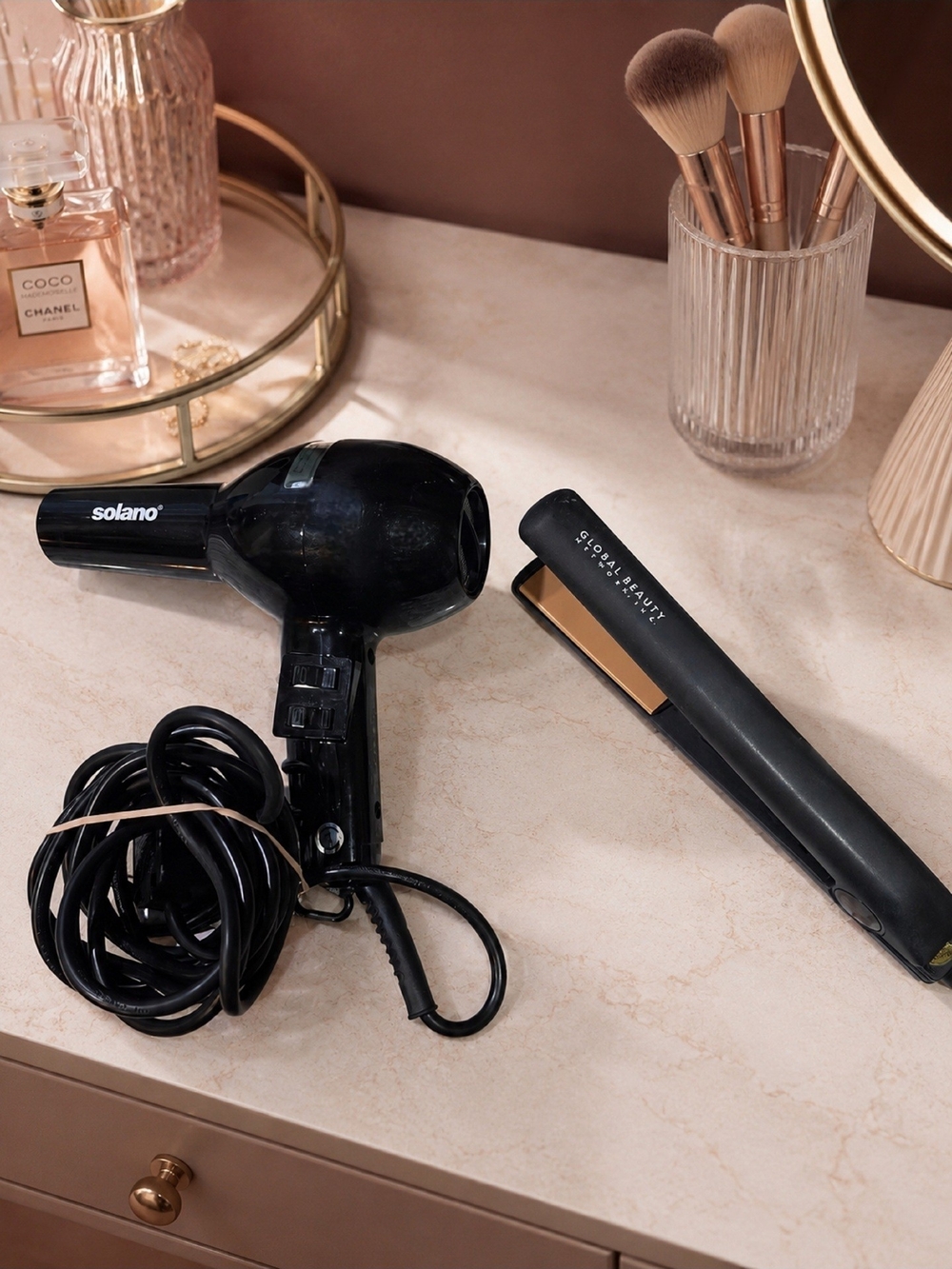 BUNDLE Solano SuperSolano Professional Hair Dryer CHI GLOBAL BEAUTY